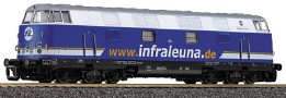 [Lokomotivy] → [Motorov] → [V 180 (BR 118)] → 501133-2: modr-ed s blm pruhem „Infraleuna”