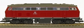 [Lokomotivy] → [Motorov] → [BR 218] → 01410: dieselov lokomotiva erven s edou stechou a hndm pojezdem