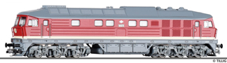 [Lokomotivy] → [Motorov] → [BR 132] → 05770: dieselov lokomotiva erven s edou stechou a edm pojezdem