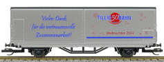 [Nkladn vozy] → [Kryt] → [2-os s posuvnmi bonicemi] → 502484: nkladn vz s posuvnmi bonicemi stbrn „Danke 2024“