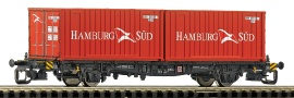 [Nkladn vozy] → [Nzkostnn] → [2-os kontejnerov Lbgjs 598] → 37509: ern se dvma ervenmi kontejnery ″Hamburg Sud″