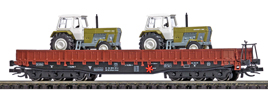 [Nkladn vozy] → [Nzkostnn] → [Ostatn] → 31170: nzkostnn vz ervenohnd s nkladem dvou traktor ZT300