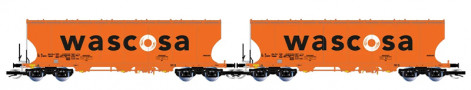 [Soupravy] &rarr;&nbsp;[N�kladn�]&nbsp;&rarr;&nbsp;HN9774: set dvou n�kladn�ch samov�sypn�ch voz� na p�epravu obil� s logem „WASCOSA”
